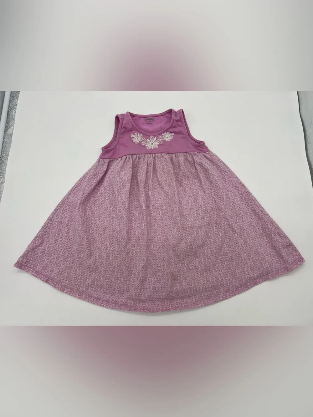 Gymboree Baby Girl Purple Floral Dress 3T Cotton
